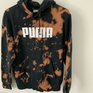 3/15 Puma distress bleach dye hoodie